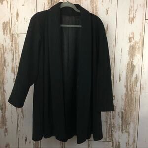 Ladies Faux Wool Jacket. No size tag, measurements listed